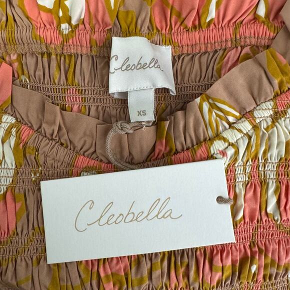 Cleobella Journee Mini Dress in Floral Abstract Rose Print Size XS - Picture 11 of 12